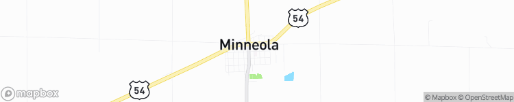 Minneola - map