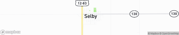 Selby - map