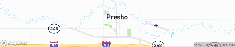 Presho - map