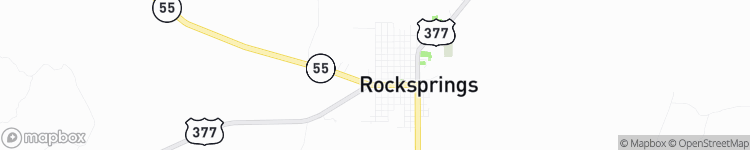 Rocksprings - map