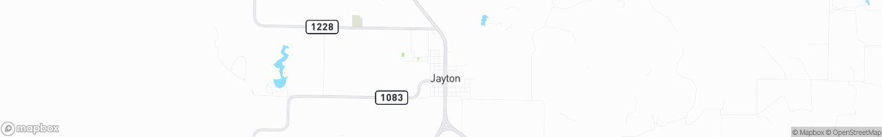 Jayton - map