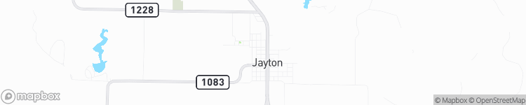 Jayton - map