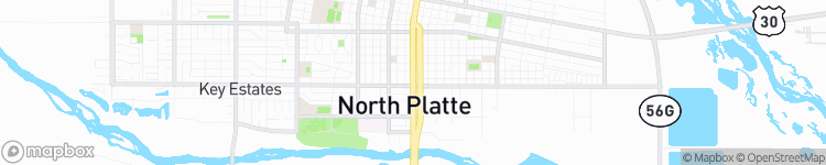 North Platte - map