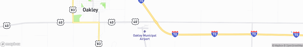 TA Oakley - map
