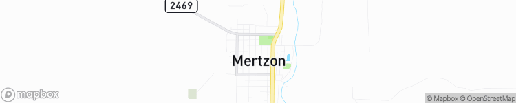 Mertzon - map