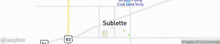 Sublette - map