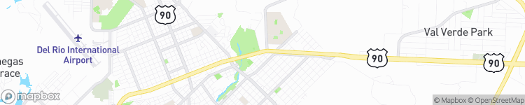 Del Rio - map