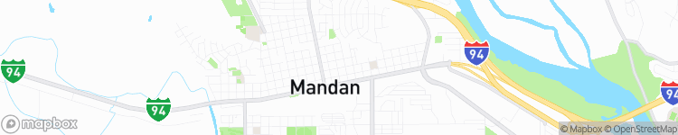 Mandan - map