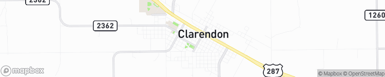 Clarendon - map