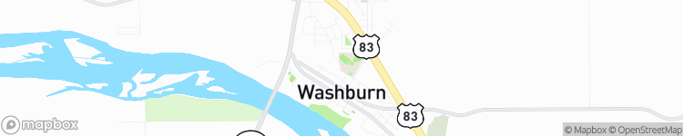 Washburn - map