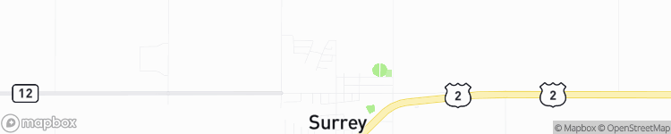 Surrey - map
