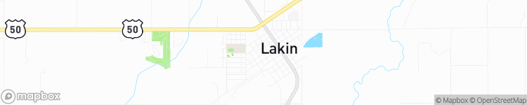Lakin - map