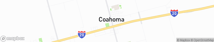 Coahoma - map