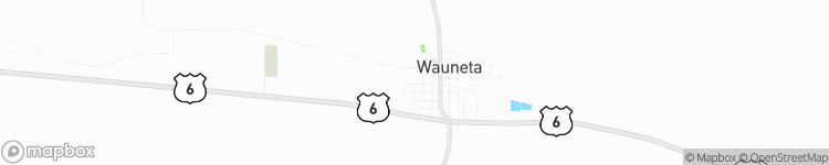 Wauneta - map