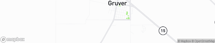 Gruver - map