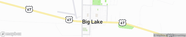 Big Lake - map