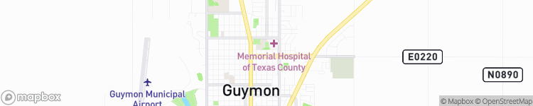 Guymon - map