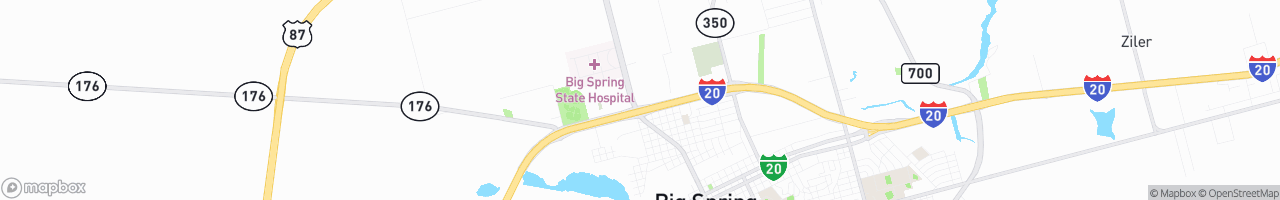 TA Big Spring - map