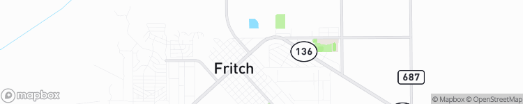 Fritch - map