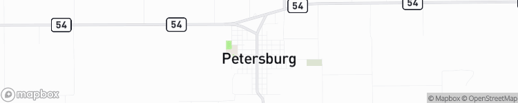 Petersburg - map