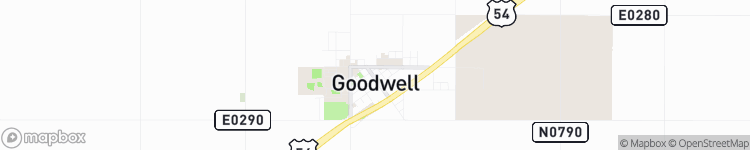 Goodwell - map