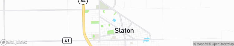 Slaton - map