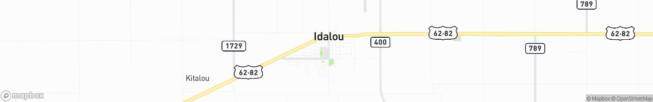 Idalou - map