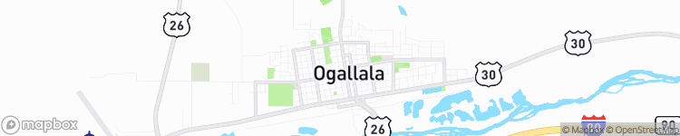 Ogallala - map
