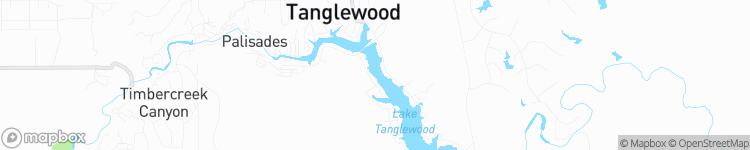 Lake Tanglewood - map