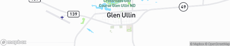 Glen Ullin - map
