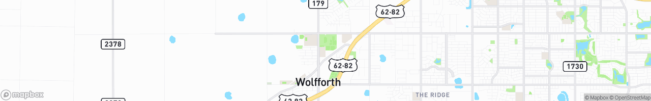 Wolfforth - map