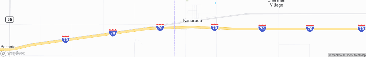 Weigh Station Kanorado EB - map
