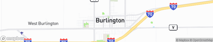 Burlington - map