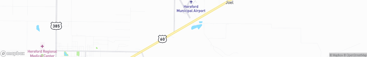 Weigh Station Hereford EB - map