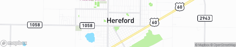 Hereford - map