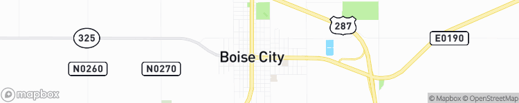 Boise City - map