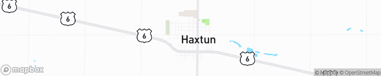 Haxtun - map