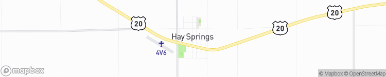 Hay Springs - map