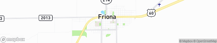 Friona - map