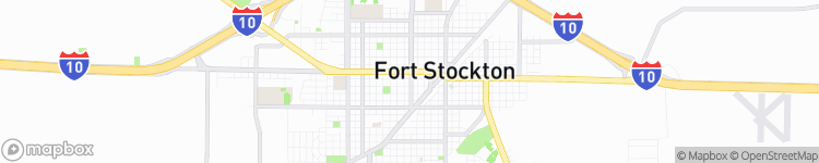 Fort Stockton - map