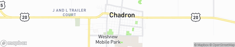 Chadron - map