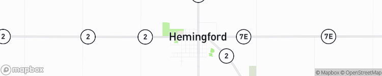 Hemingford - map