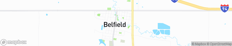 Belfield - map