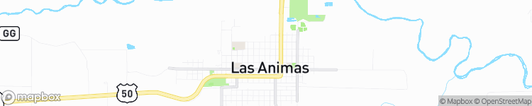 Las Animas - map