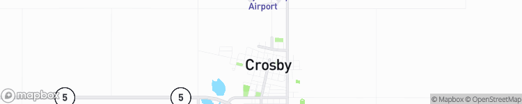 Crosby - map