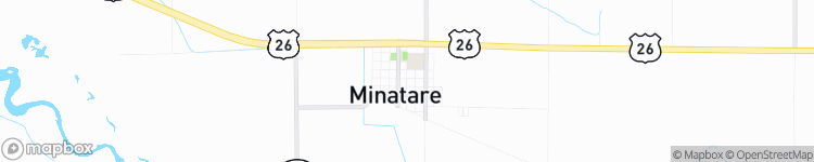Minatare - map