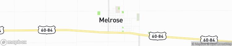 Melrose - map