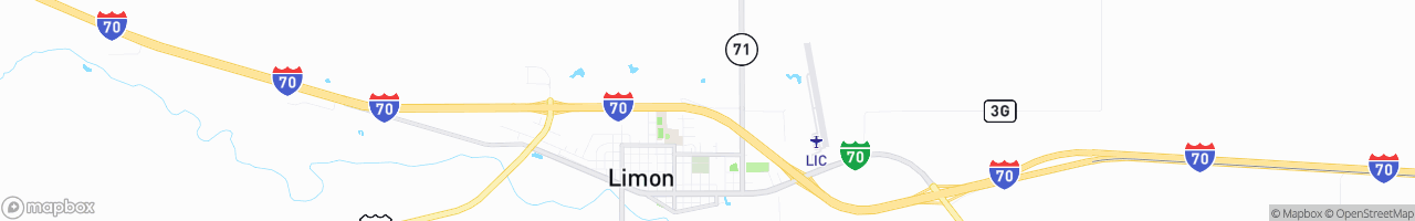 Weigh Station Limon WB - map