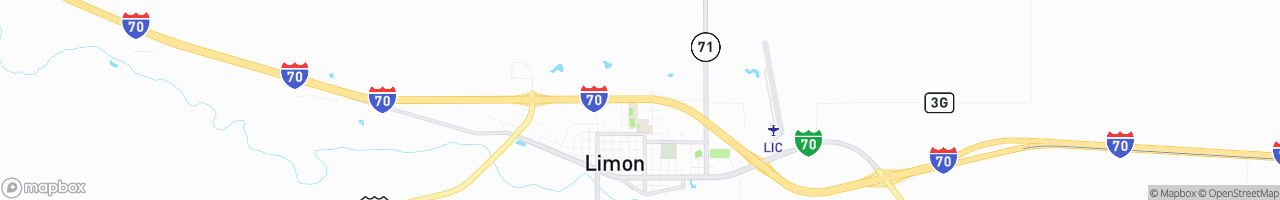Weigh Station Limon EB - map