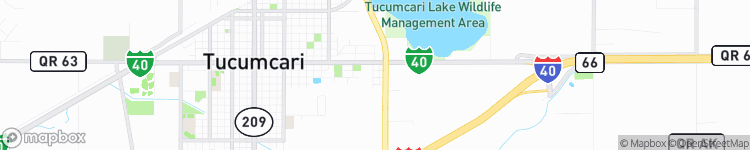Tucumcari - map